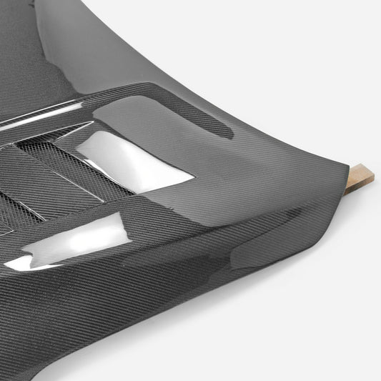 Hyundai Veloster 2nd Gen 2019 2020 2021 with Aftermarket Parts - EPA Hood Carbon Fiber from EPR USA