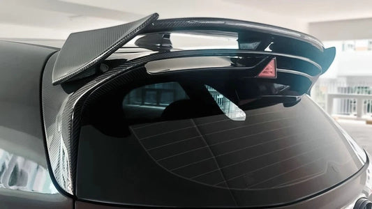 Hyundai Elantra GT N line Sport Base PD 2018–2020 with Aftermarket Parts - EPA Rear Lip Spoiler Carbon Fiber / FRP from EPR USA