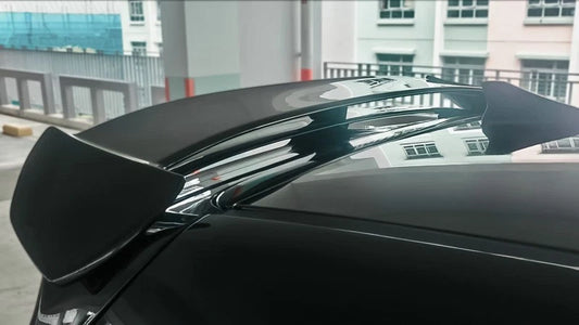 Hyundai Elantra GT N line Sport Base PD 2018–2020 with Aftermarket Parts - EPA Rear Lip Spoiler Carbon Fiber / FRP from EPR USA