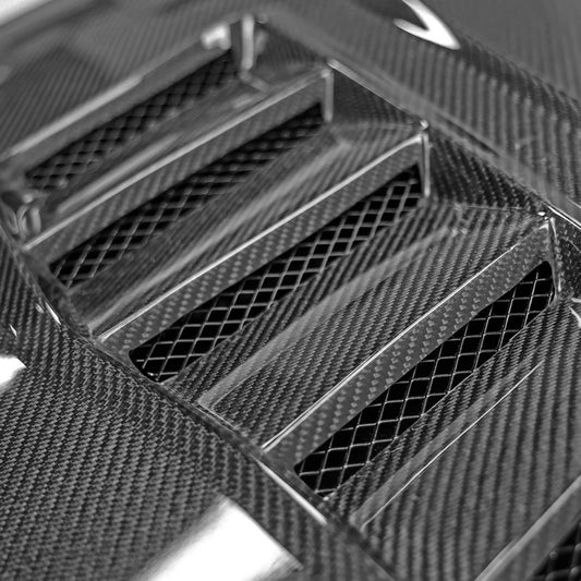 Hyundai Elantra Limited N-Line SE SEL Sport Facelift CN7 2024-ON with Aftermarket Parts - EPA V-Type Hood Carbon Fiber from EPR USA