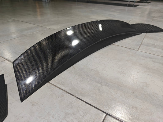 Mazda MX5 Miata Softtop Grand Touring Club Sport ND1 ND2 ND3 2016-ON with Aftermarket Parts - ESQ Style Rear Spoiler Carbon Fiber / FRP from EPR USA