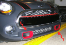 Mini Cooper S F55 F56 & 2014 2015 2016 2017 2018 Pre-LCI & 2019 2020 2021 First LCI with Aftermarket Parts - Front Bumper Duct Trim Carbon Fiber from EPR USA