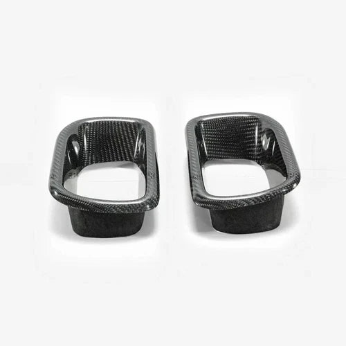 Mini Cooper S F55 F56 & 2014 2015 2016 2017 2018 Pre-LCI & 2019 2020 2021 First LCI with Aftermarket Parts - Front Bumper Duct Trim Carbon Fiber from EPR USA