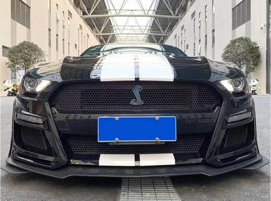 Ford Mustang Ecoboost V6 GT March1 Bullitt S550.2 2018 2019 2020 2021 2022 2023 with Aftermarket Parts - Front Bumper PP from EPR USA