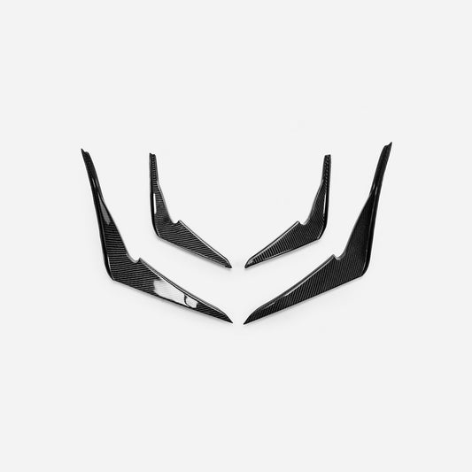 Genesis G70 Facelift 2022-ON with Aftermarket Parts - Front Canard Carbon Fiber from EPR USA