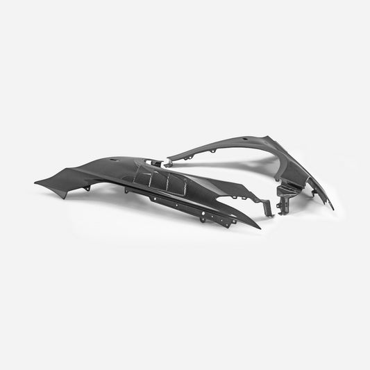 Honda Accord 10th 10.5th Gen 2018 2019 2020 2021 2022 with Aftermarket Parts - Front Fender Carbon Fiber / FRP from EPR USA