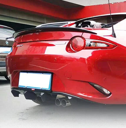 Mazda MX5 Miata Softtop RF Grand Touring Club Sport ND1 ND2 ND3 2016-ON with Aftermarket Parts - Fujimura Auto Style Rear Diffuser FRP from EPR USA