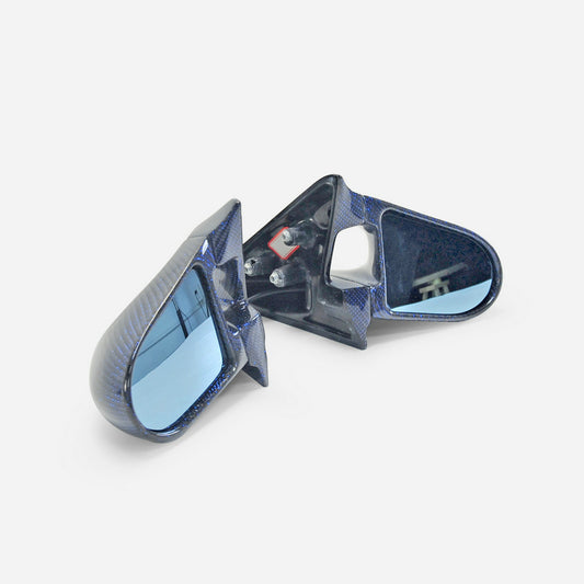 Nissan R33 Skyline GTR 1995 1996 1997 1998 & R33 Skyline GTST Series 1 1993 1994 1995 1996 & R33 Skyline GTST Series 2 1997 1998 with Aftermarket Parts - GND-R Style Mirror(Right Hand Drive) Carbon Fiber / FRP from EPR USA