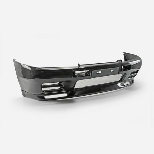 Nissan R32 Skyline GTS 1989 1990 1991 1992 1993 1994 & R32 Skyline 4 Door 1989 1990 1991 1992 1993 1994 with Aftermarket Parts - GTR Style Front Bumper Carbon Fiber / FRP from EPR USA