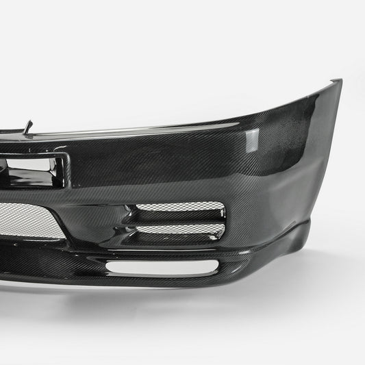 Nissan R32 Skyline GTS 1989 1990 1991 1992 1993 1994 & R32 Skyline 4 Door 1989 1990 1991 1992 1993 1994 with Aftermarket Parts - GTR Style Front Bumper Carbon Fiber / FRP from EPR USA