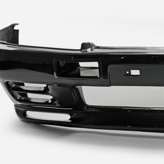 Nissan R32 Skyline GTS 1989 1990 1991 1992 1993 1994 & R32 Skyline 4 Door 1989 1990 1991 1992 1993 1994 with Aftermarket Parts - GTR Style Front Bumper Carbon Fiber / FRP from EPR USA