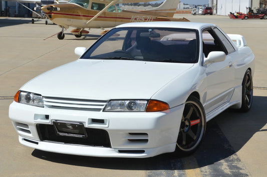 Nissan R32 Skyline GTS 1989 1990 1991 1992 1993 1994 & R32 Skyline 4 Door 1989 1990 1991 1992 1993 1994 with Aftermarket Parts - GTR Style Front Bumper Carbon Fiber / FRP from EPR USA