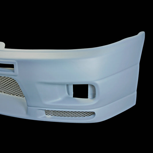 Nissan R33 Skyline GTST Series 1 1993 1994 1995 1996 with Aftermarket Parts - GTR Style Front Bumper Carbon Fiber / FRP from EPR USA