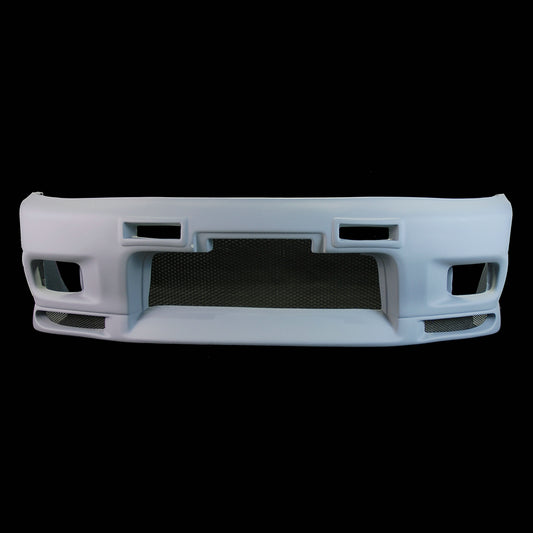 Nissan R33 Skyline GTST Series 1 1993 1994 1995 1996 with Aftermarket Parts - GTR Style Front Bumper Carbon Fiber / FRP from EPR USA