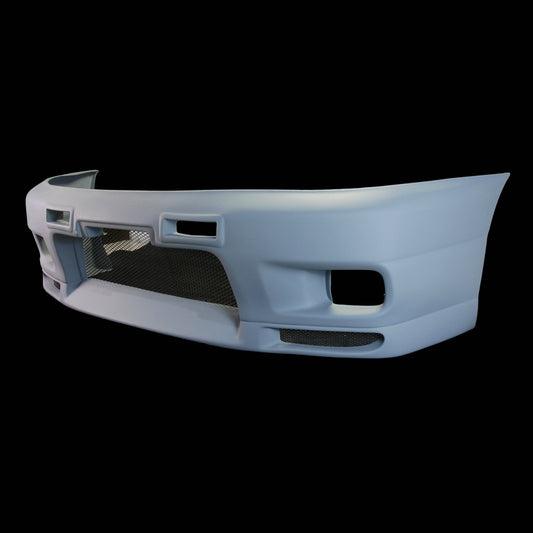 Nissan R33 Skyline GTST Series 1 1993 1994 1995 1996 with Aftermarket Parts - GTR Style Front Bumper Carbon Fiber / FRP from EPR USA