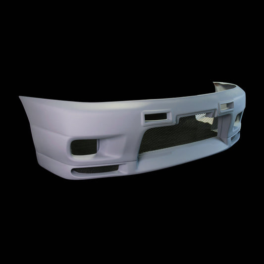 Nissan R33 Skyline GTST Series 1 1993 1994 1995 1996 with Aftermarket Parts - GTR Style Front Bumper Carbon Fiber / FRP from EPR USA
