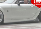 Mazda MX-5 Miata NC NC1 NC2 NC3 2006–2015 with Aftermarket Parts - GVN Style Side Skirts Carbon Fiber from EPR USA