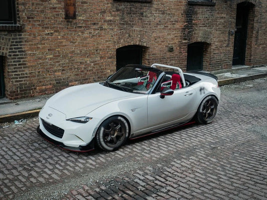 Mazda MX5 Miata Softtop RF Grand Touring Club Sport ND1 ND2 ND3 2016-ON with Aftermarket Parts - GVT3 Style Front Lip FRP from EPR USA