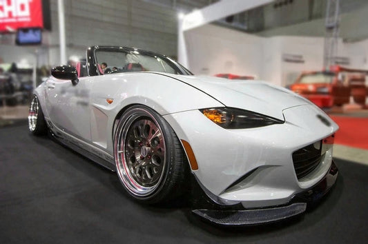 Mazda MX5 Miata Softtop RF Grand Touring Club Sport ND1 ND2 ND3 2016-ON with Aftermarket Parts - GVT3 Style Front Lip FRP from EPR USA