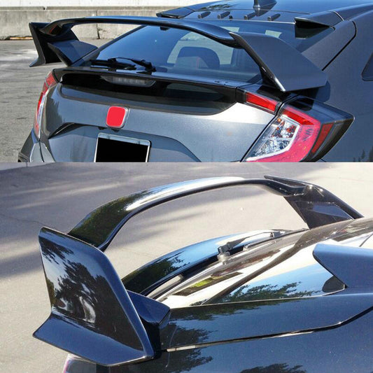 Honda Civic 10th Gen FK7 2017 2018 2019 2020 2021 with Aftermarket Parts - Type-R Style Rear Spoiler Carbon Fiber/FRP/ABS from EPR USA