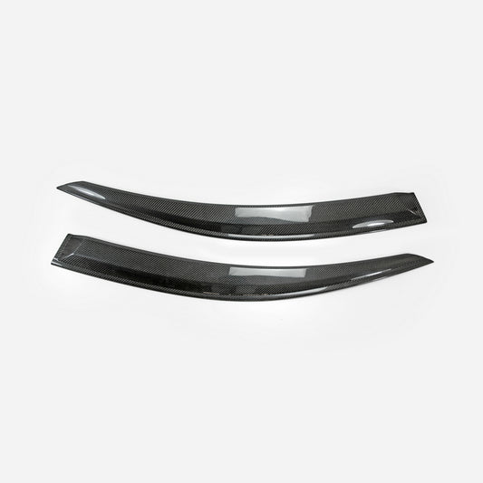 Honda Civic Type-R FK8 2017 2018 2019 2020 2021 with Aftermarket Parts - Door Window Visor Carbon Fiber / FRP from EPR USA
