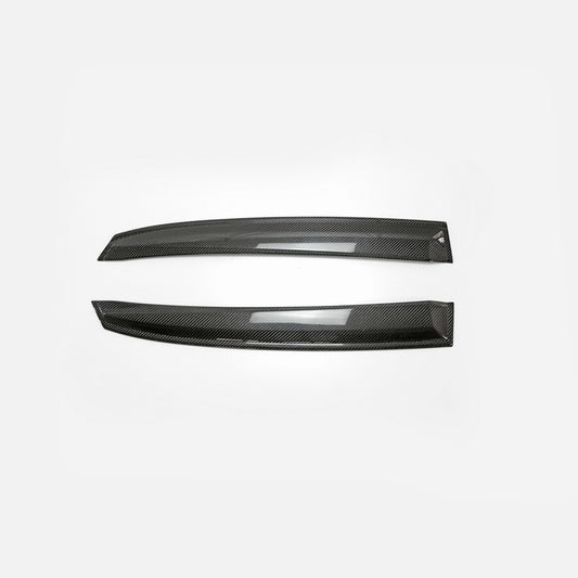 Honda Civic Type-R FK8 2017 2018 2019 2020 2021 with Aftermarket Parts - Door Window Visor Carbon Fiber / FRP from EPR USA