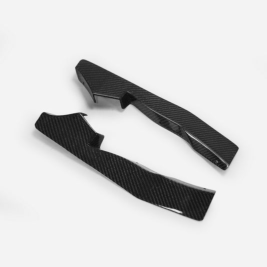 Honda Civic Type-R FK8 2017 2018 2019 2020 2021 with Aftermarket Parts - VRS2 Style Front Bumper Canard Carbon Fiber/FRP from EPR USA