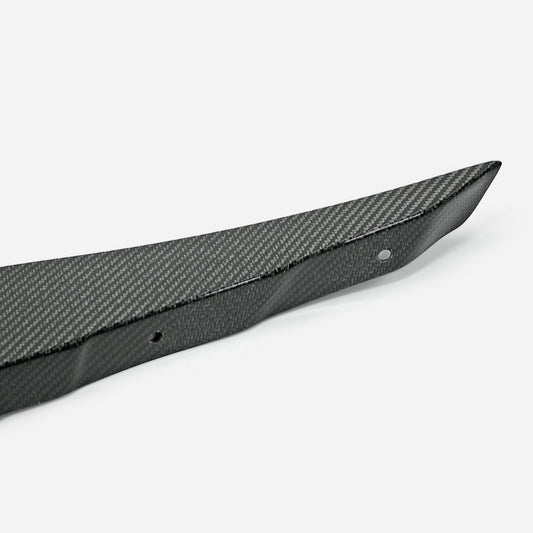 Honda Civic Type-R FK8 2017 2018 2019 2020 2021 with Aftermarket Parts - VRSW Style Front Bumper Canard Carbon Fiber/FRP from EPR USA