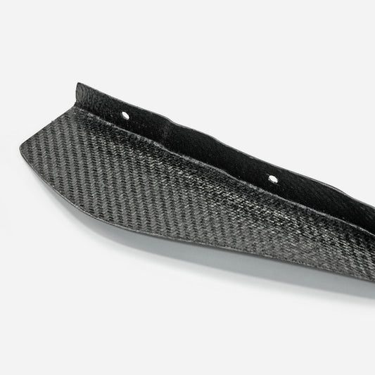 Honda Civic Type-R FK8 2017 2018 2019 2020 2021 with Aftermarket Parts - VRSW Style Front Bumper Canard Carbon Fiber/FRP from EPR USA