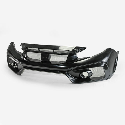 Honda Civic Type-R FK8 2017 2018 2019 2020 2021 with Aftermarket Parts - VRS2 Style Front bumper FRP from EPR USA