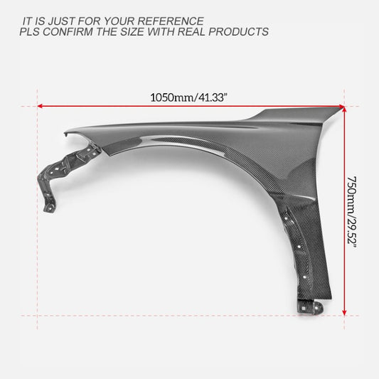 Honda Civic Type-R FL5 2023 2024 with Aftermarket Parts - Front Fender Carbon Fiber / FRP from EPR USA
