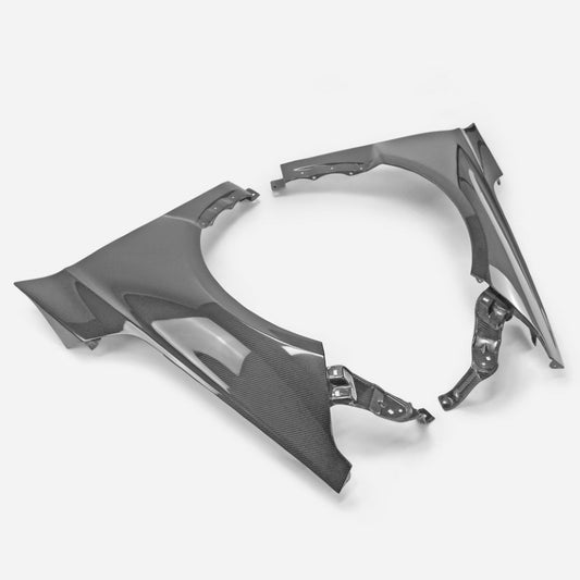 Honda Civic Type-R FL5 2023 2024 with Aftermarket Parts - Front Fender Carbon Fiber / FRP from EPR USA