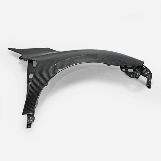 Honda Civic Type-R FK8 2017 2018 2019 2020 2021 with Aftermarket Parts - OEM Style Front Fender Carbon Fiber / FRP from EPR USA