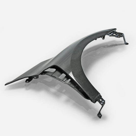 Honda Civic Type-R FK8 2017 2018 2019 2020 2021 with Aftermarket Parts - OEM Style Front Fender Carbon Fiber / FRP from EPR USA