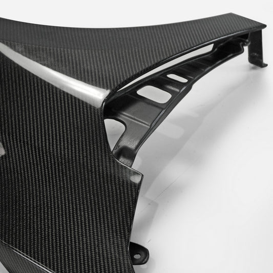 Honda Civic Type-R FK8 2017 2018 2019 2020 2021 with Aftermarket Parts - OEM Style Front Fender Carbon Fiber / FRP from EPR USA