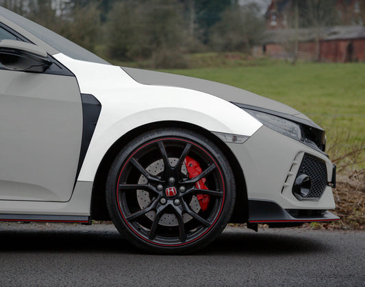 Honda Civic Type-R FK8 2017 2018 2019 2020 2021 with Aftermarket Parts - OEM Style Front Fender Carbon Fiber / FRP from EPR USA