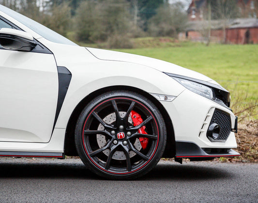 Honda Civic Type-R FK8 2017 2018 2019 2020 2021 with Aftermarket Parts - OEM Style Front Fender Carbon Fiber / FRP from EPR USA