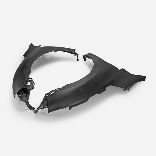Honda Civic Type-R FK8 2017 2018 2019 2020 2021 with Aftermarket Parts - OEM Style Front Fender Carbon Fiber / FRP from EPR USA
