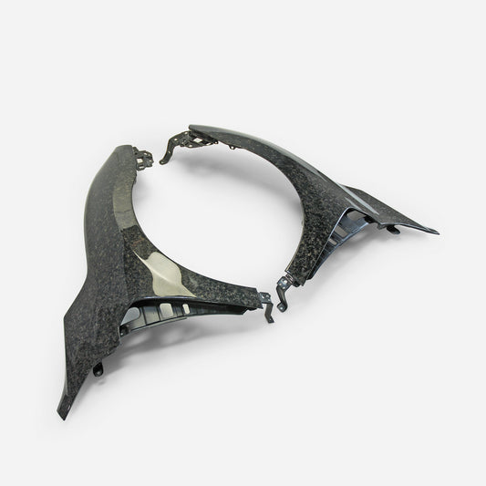 Honda Civic Type-R FK8 2017 2018 2019 2020 2021 with Aftermarket Parts - OEM Style Front Fender Carbon Fiber / FRP from EPR USA