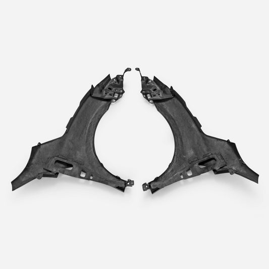 Honda Civic Type-R FK8 2017 2018 2019 2020 2021 with Aftermarket Parts - OEM Style Front Fender Carbon Fiber / FRP from EPR USA