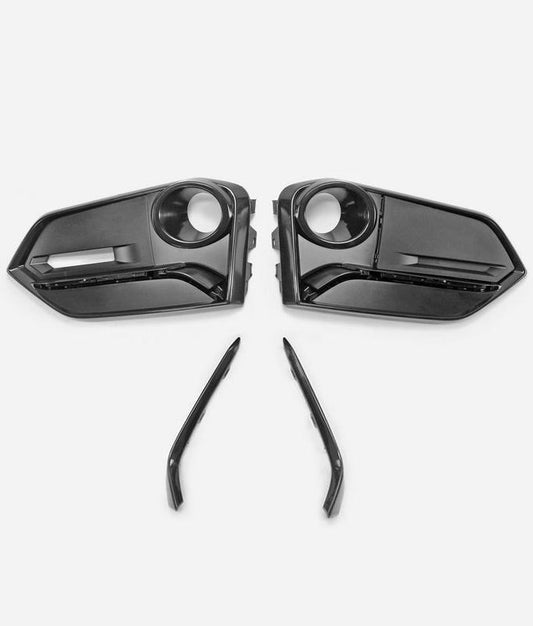 Honda Civic Type-R FK8 2017 2018 2019 2020 2021 with Aftermarket Parts - Front Fog Light Cover Replacement PP from EPR USA