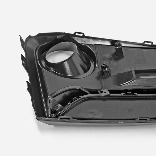Honda Civic Type-R FK8 2017 2018 2019 2020 2021 with Aftermarket Parts - Front Fog Light Cover Replacement PP from EPR USA