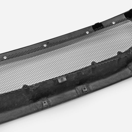 Honda Civic Type-R FK8 2017 2018 2019 2020 2021 with Aftermarket Parts - JS Style Front Grill & Front grill Emblem holder Carbon Fiber / FRP from EPR USA