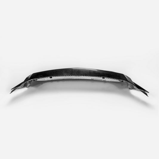 Honda Civic Type-R FK8 2017 2018 2019 2020 2021 with Aftermarket Parts - JS Style Front Grill & Front grill Emblem holder Carbon Fiber / FRP from EPR USA