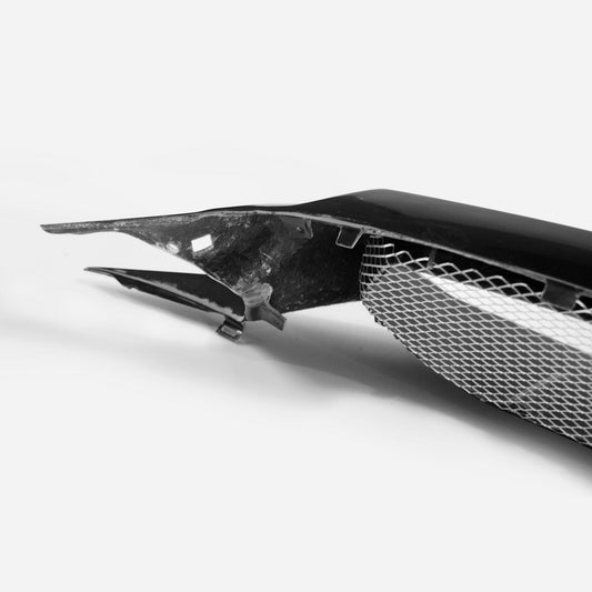 Honda Civic Type-R FK8 2017 2018 2019 2020 2021 with Aftermarket Parts - JS Style Front Grill & Front grill Emblem holder Carbon Fiber / FRP from EPR USA