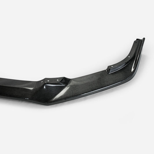 Honda Civic Type-R FK8 2017 2018 2019 2020 2021 with Aftermarket Parts - VRS2 Style Front Lip Carbon Fiber / FRP from EPR USA