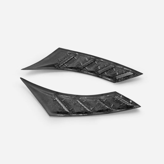 Honda Civic Type-R FK8 2017 2018 2019 2020 2021 with Aftermarket Parts - EPA Front Fender Air Vent Carbon Fiber / FRP from EPR USA