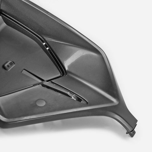 Honda Civic Type-R FK8 2017 2018 2019 2020 2021 with Aftermarket Parts - Rear Bumper Grill replacement PP from EPR USA