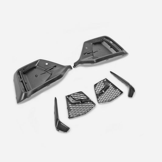 Honda Civic Type-R FK8 2017 2018 2019 2020 2021 with Aftermarket Parts - Rear Bumper Grill replacement PP from EPR USA