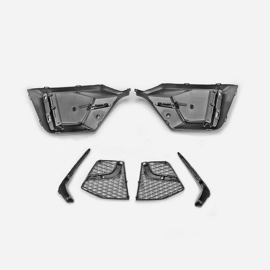 Honda Civic Type-R FK8 2017 2018 2019 2020 2021 with Aftermarket Parts - Rear Bumper Grill replacement PP from EPR USA